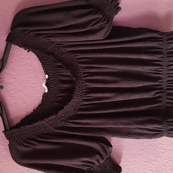 Zara Off Shoulder Crop Top - Picture 2 of 8